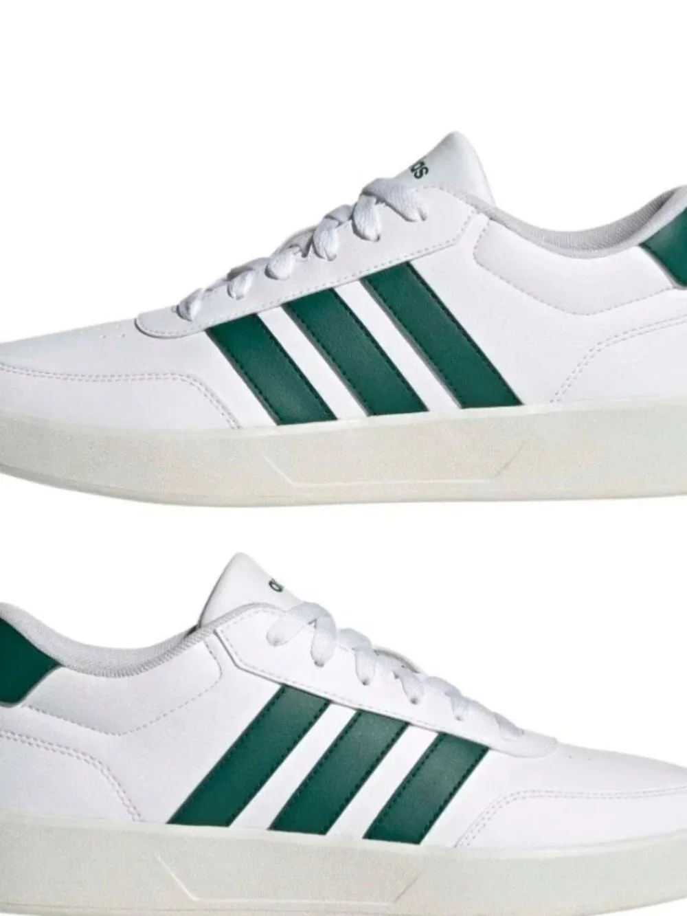 Adidas Men's Size 12 Breaknet 2.0 White Green Shoes Sneaker NIB